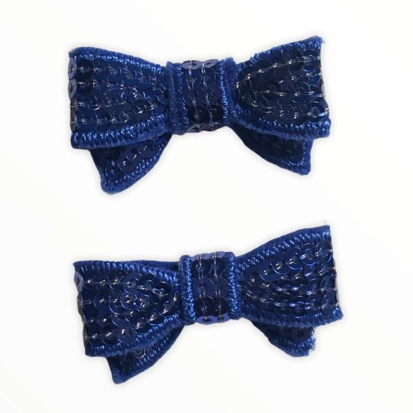 Mini Sequin Hair Bow Clips Fashion