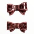 Mini Sequin Hair Bow Clips Fashion