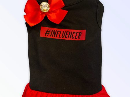 #INFLUENCER- R B - Color: Red and black | Pack Of: 1 | Style: Dress Online now