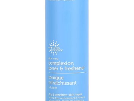 Earth Science, Aloe Vera Complexion Toner and Freshener, 8 fl oz For Discount