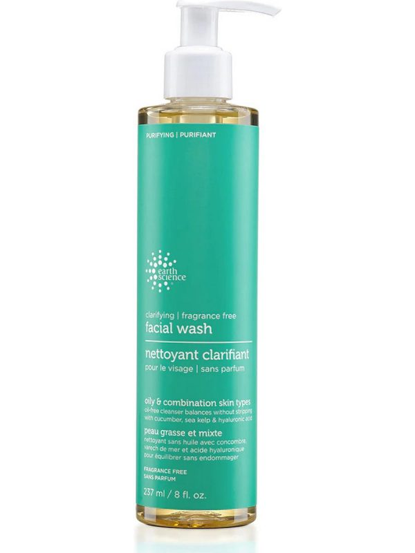 Earth Science, Clarifying Facial Wash, Fragrance-Free, 8 fl oz Online now