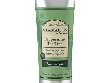 A La Maison de Provence, Peppermint Tea Tree Foot Cream, 5 fl oz Hot on Sale