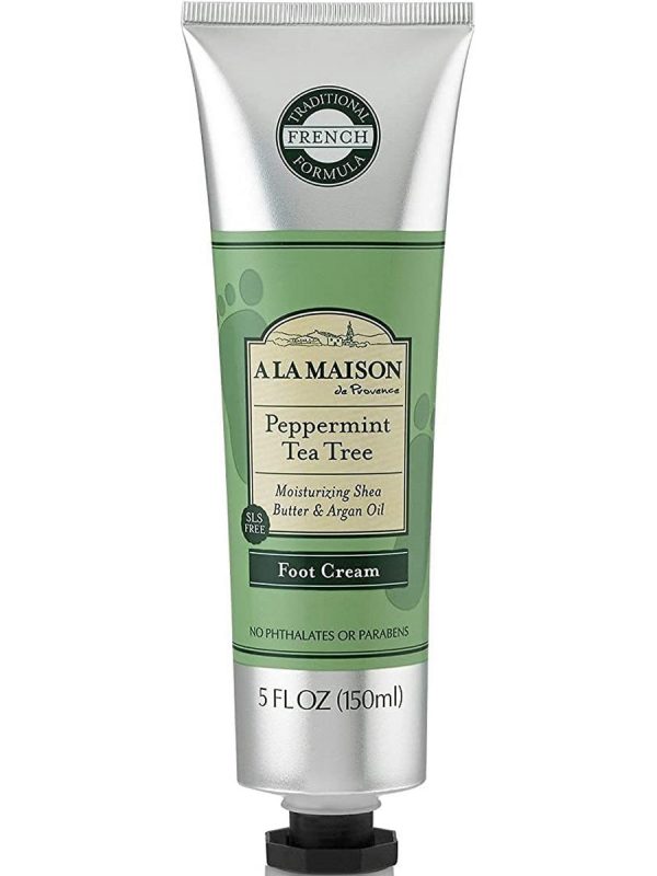 A La Maison de Provence, Peppermint Tea Tree Foot Cream, 5 fl oz Hot on Sale