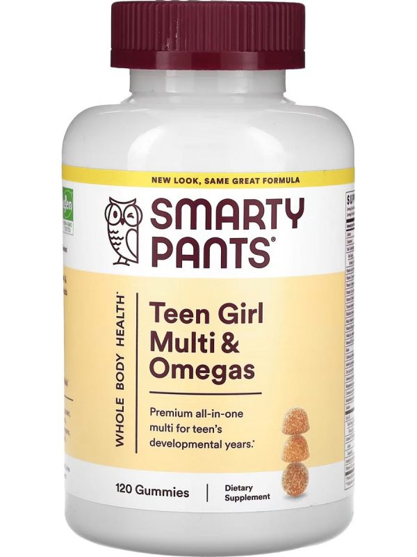 SmartyPants Vitamins, Teen Girl Multi and Omegas, 120 Gummies For Discount