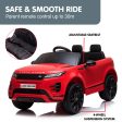 Kahuna Land Rover Licensed Kids Electric Ride On Car Remote Control - Red For Cheap