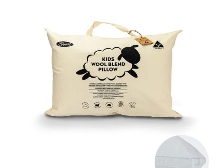 Kids Wool Blend Standard Pillow in Fabric Bag by Easyrest For Discount