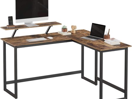 L-Shaped Computer Desk Industrial Corner Cheap