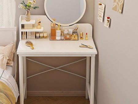 Dressing Table with Mirror and Lighting Supply