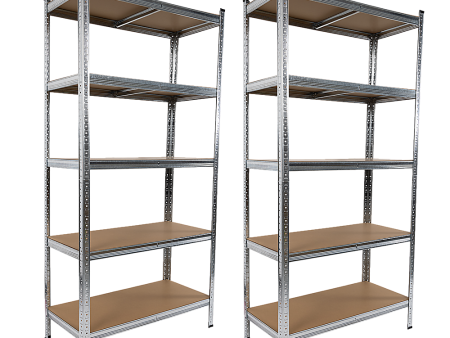 2 x 1.8M Garage Shelving Warehouse Rack Storage Shelves Pallet Racking For Cheap