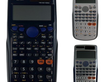 3x Scientific Calculator Universal Student Office Maths Mathematics School on Sale