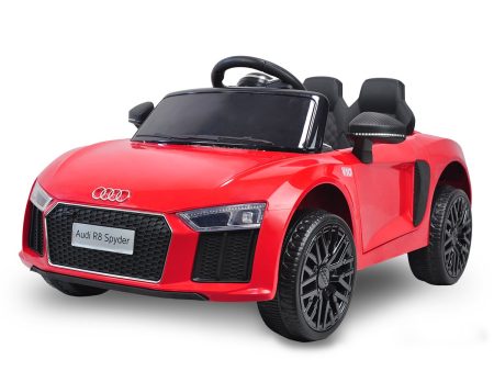 R8 Spyder Audi Licensed Kids Electric Ride On Car with Remote Control | Red Color | Kahuna Brand Online Sale