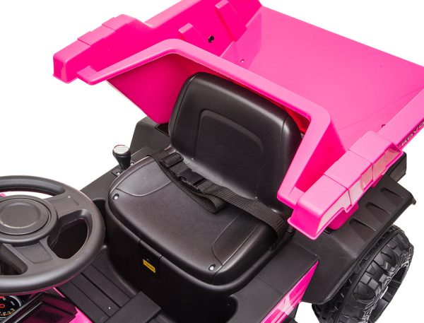 Electric Ride On Toy Dump Truck with Bluetooth Music | Pink Color | ROVO KIDS Brand For Discount