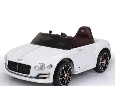 Kahuna Bentley Exp 12 Speed 6E Licensed Kids Ride-On Electric Car with Remote Control (White) Fashion