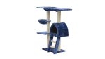 Blue Cat Scratching Post Tree | 100cm Scratcher House For Sale