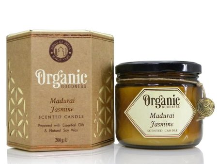 Organic Goodness Jasmine Candle | 60hr Burn Time For Cheap