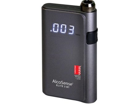 AlcoSense ® Elite 3 BT Personal Breathalyser With Bluetooth Mobile App | AS3547 Certified For Discount