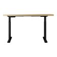 140cm Black Oak Electric Standing Desk by Online Sale