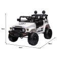 Kahuna Authorized Toyota Electric Kids Ride-on Car Fj Cruiser - White Online