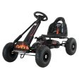 G95 Kids Ride On Pedal-Powered Go Kart - Black For Sale