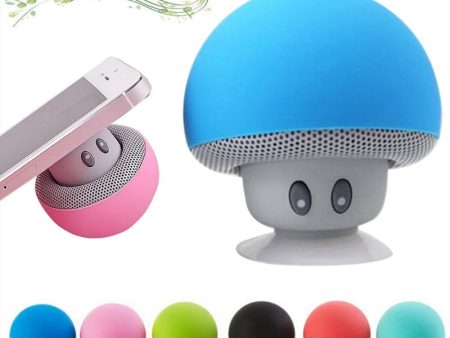 Mini Mushroom Bluetooth Speaker & Phone Stand Hot on Sale