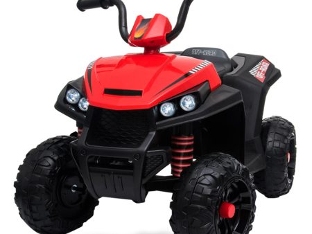 Electric Ride On ATV Quad Bike Battery Powered, Red and Black Online