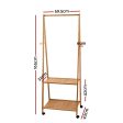 Bamboo Hanger Stand | Wooden Clothes Rack | Display Shelf For Sale