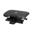 Artiss Foot Rest Stool Office Under Desk Angle Adjustable Footrest Massage Black Online now