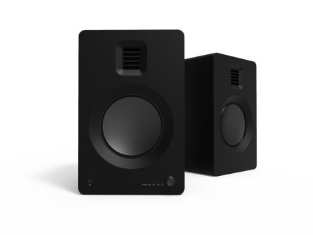 TUK 260W Powered Bookshelf Speakers with Headphone Out, USB Input, Bluetooth - Pair | Matte Black on Sale