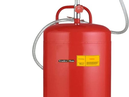 80L Mobile Waste Oil Drainer Telescopic Workshop Fluid Collection Tank For Cheap