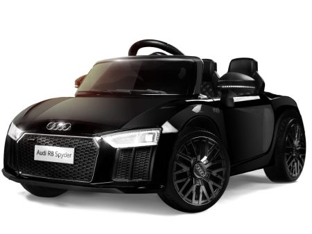 Audi R8 Kids Electric Ride-On Car | Remote Control | Black | 12V Fashion