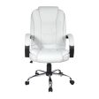 White Executive PU Leather Gaming Office Chair Online Hot Sale