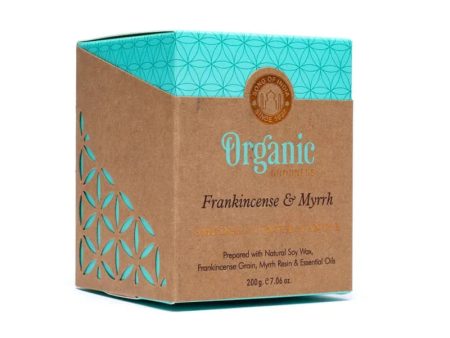 Organic Goodness Frankincense + Myrrh Smudge Candle | 50hr Burn Time Sale