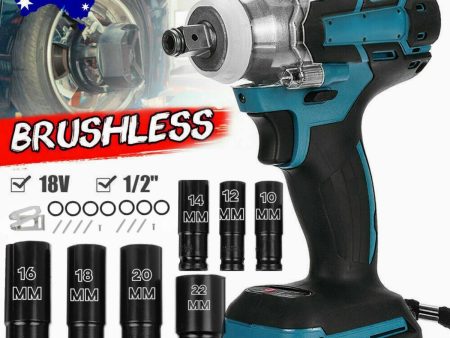 1 2  Cordless Impact Wrench Driver for Makita 18V Battery Sale