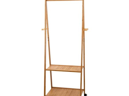 Bamboo Hanger Stand | Wooden Clothes Rack | Display Shelf For Sale