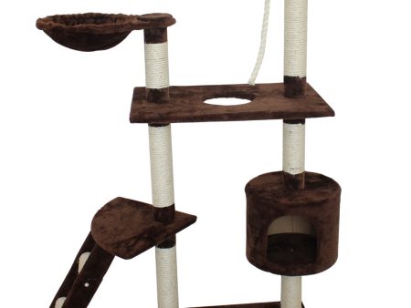 145cm Cat Tree Scratching Post with Ladder | Ultimate Cat Climbing Experience Cheap