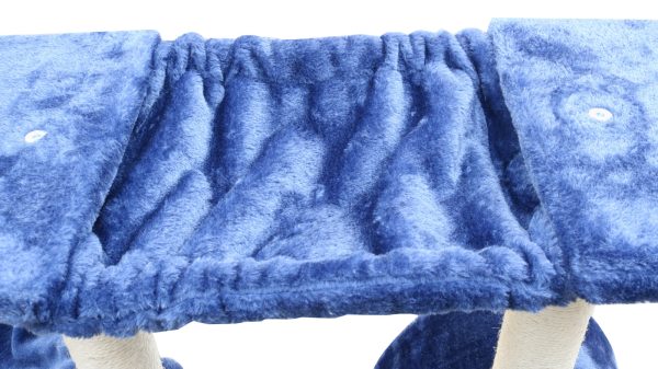 Blue Cat Scratching Post Tree | 100cm Scratcher House For Sale