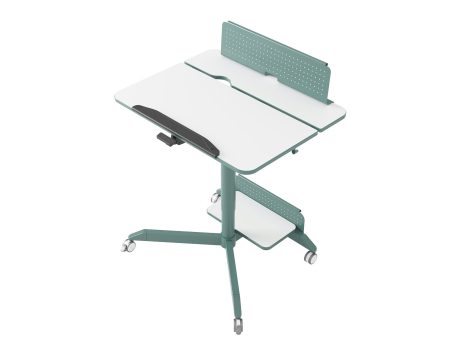 Sit and Stand Desk | Mobile Home Office | Tilting Desktop on Sale