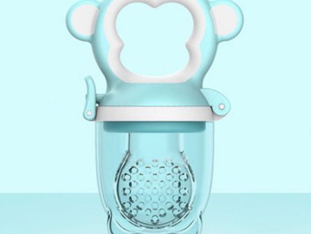 2 X Newborn Baby Food Nipple Feeder | Blue | Safety Silicone Online Hot Sale