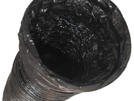 10  Flexible Black Duct | 6 Meter Length | 250mm Diameter Online Sale