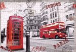 1000-Piece Jigsaw Puzzle for Adults - London Impression Red Bus Telephone Booth Theme For Discount