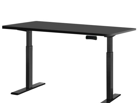 Electric Adjustable Standing Desk | Black | 140cm For Sale