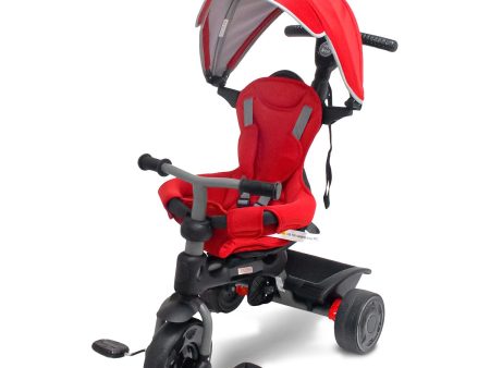 3-stage Kids Trike With Canopy - Red | Veebee Explorer Supply