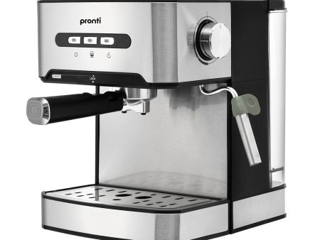 Automatic Coffee Espresso Machine 1.6L with Steam Frother For Discount