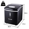 3.2L Portable Ice Cube Maker Machine Automatic with LCD Control Panel | Black Sale