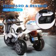 Electric Ride-On Motorcycle for Children - Police Patrol Bike Toy Trike Discount