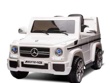 Kahuna AMG G65 Licensed Kids Ride-On Electric Car with Remote Control (White) Online now