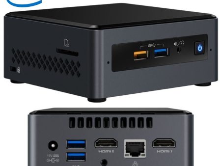 INTEL-P NUC J5005 | 2.8GHz | 2x DDR4 SODIMM | 2.5  HDD SSD | 2x HDMI | 2x Displays | GbE LAN | WiFi | BT | 4x USB3.0 | 2x USB2.0 | DS POS | No Headphone | No AC cord | BOXNUC7PJYHN on Sale