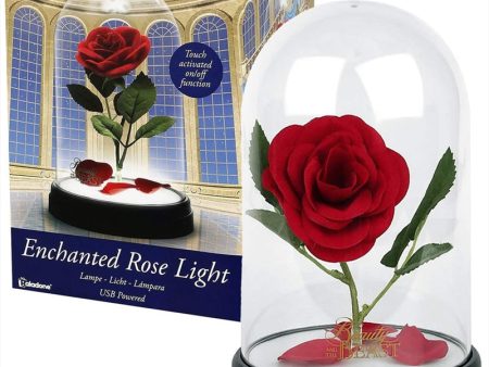 Beauty & The Beast Enchanted Rose Light For Sale