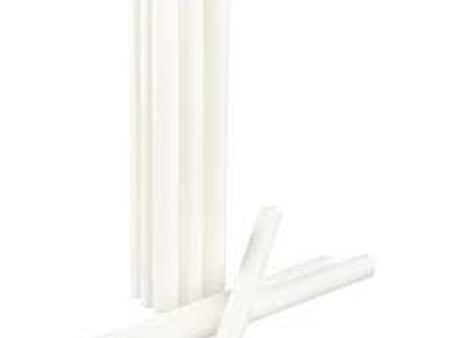 10 Pack White Wax Taper Candles - 20cm - 2cm Wide Cheap