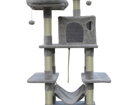 145cm Cat Scratching Post Tree | Scratcher Pole | Little Grey Fashion